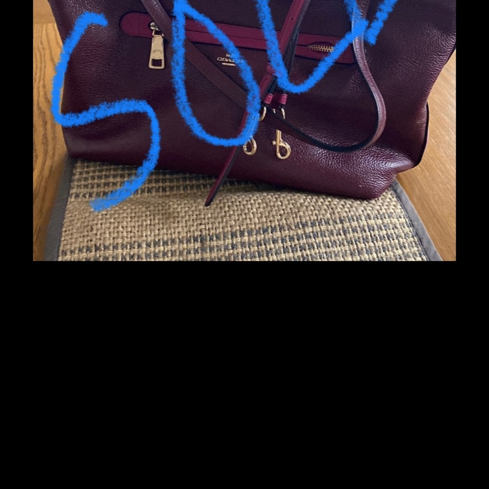 Coach leather purse